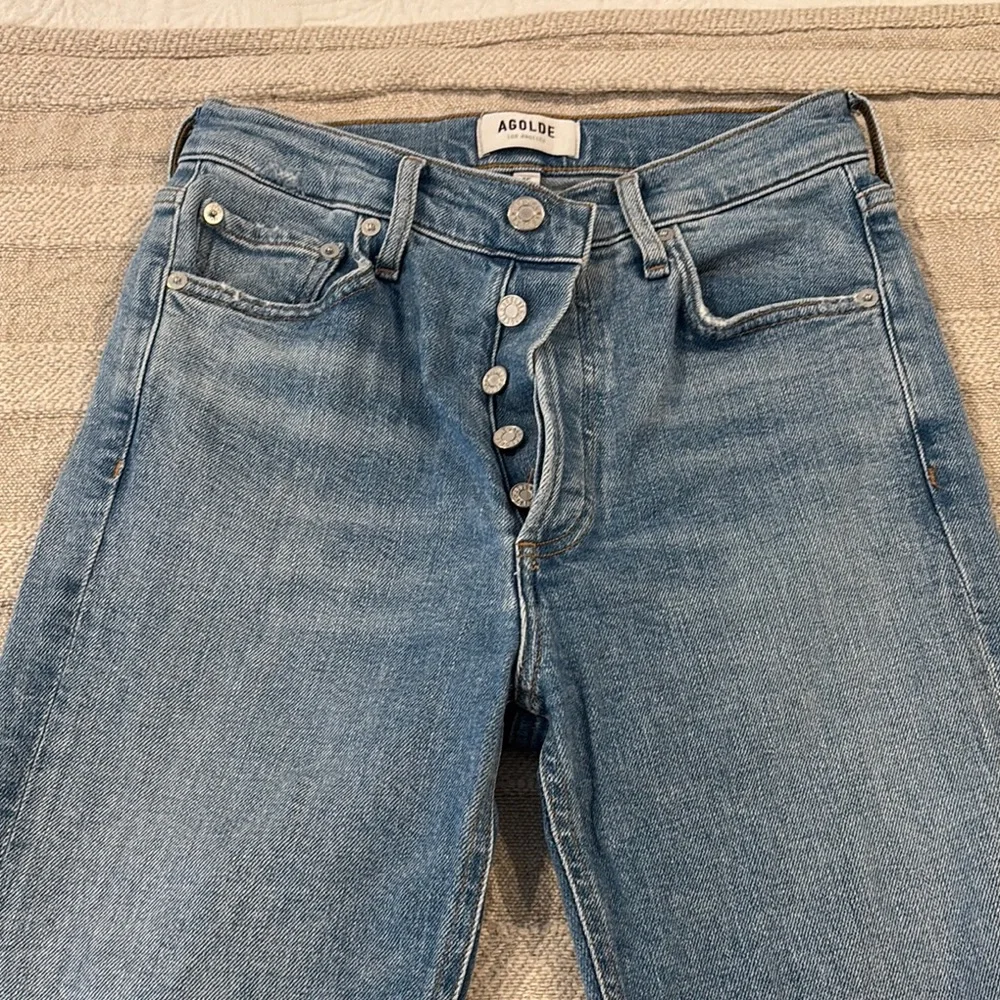 AGOLDE Nico High Rise Slim Fit Jeans in Embark